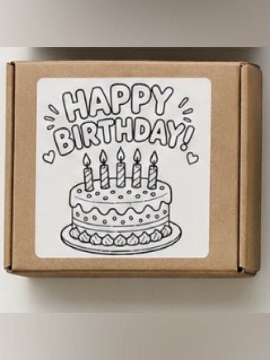 Handmade Other - Handmade Happy Birthday stickers 2”x2” - 25pcs
